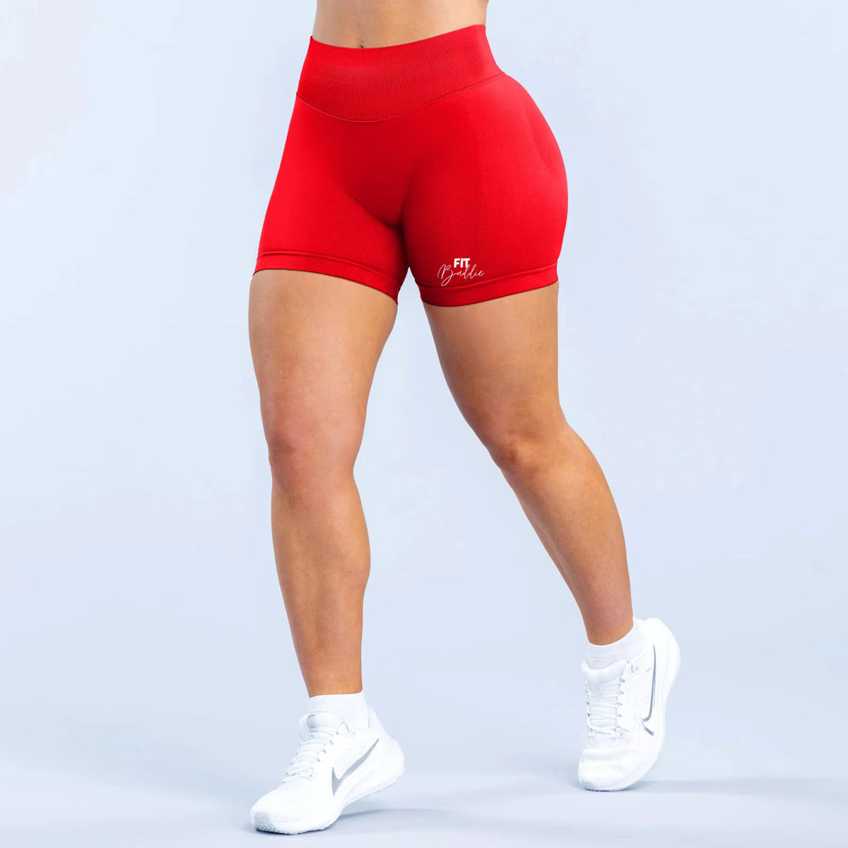 Biker short Basic - Rouge