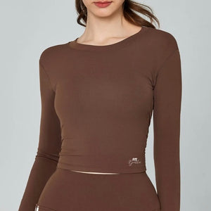 Top dos nu Ella - Marron