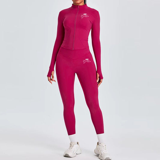 Set gilet + legging Karen - Fushia