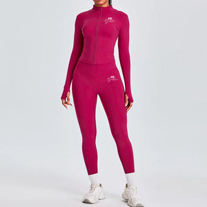 Set gilet + legging Karen - Fushia