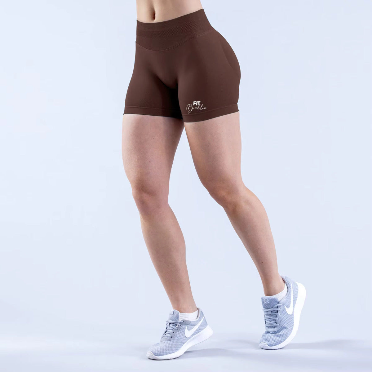 Biker short Basic - Marron