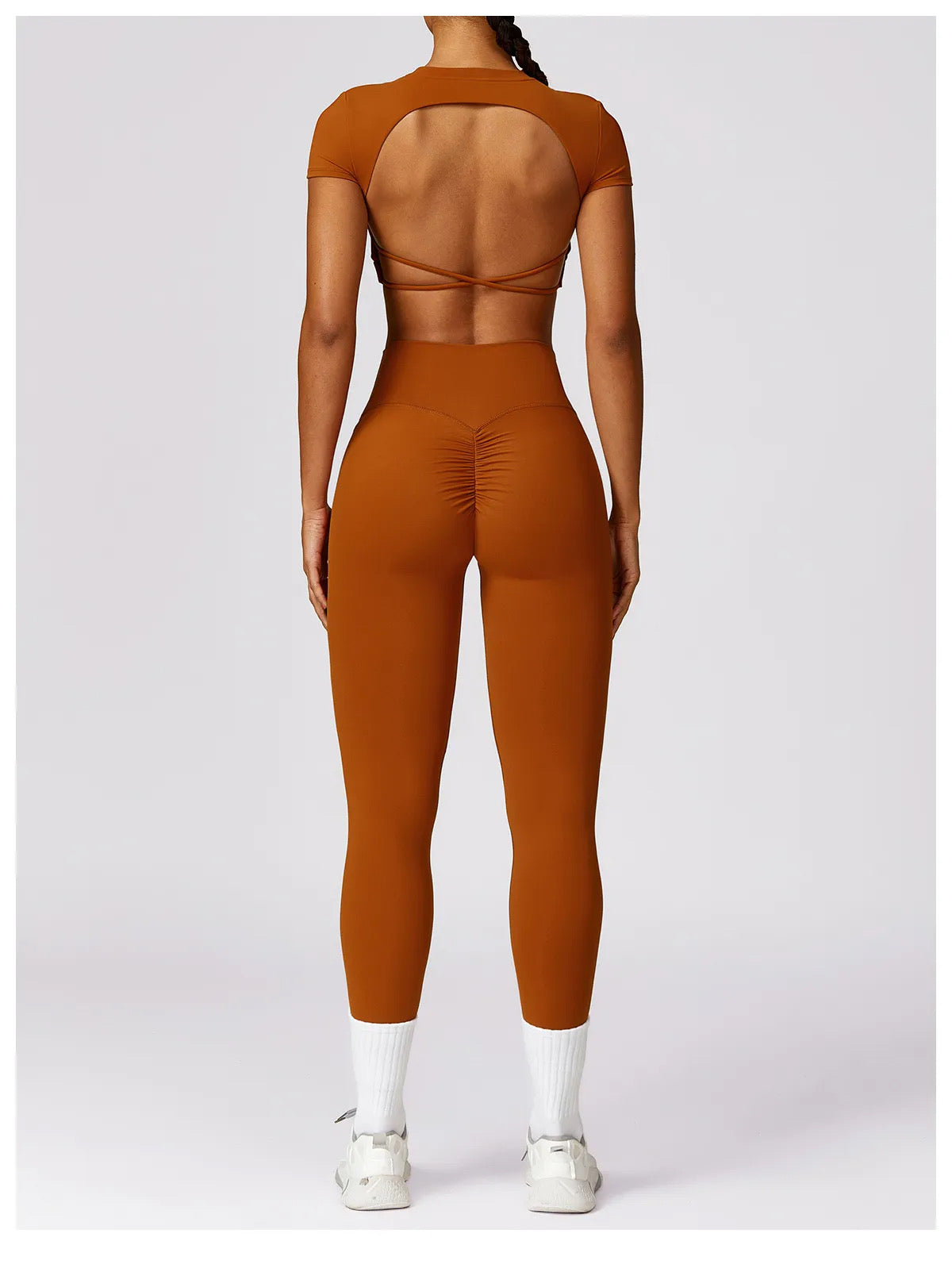 Crop-top Elevate - Orange Brique